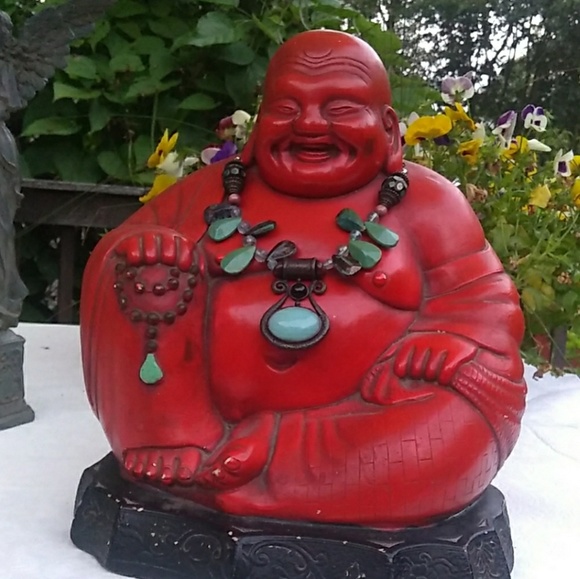 VTG Boho Turquoise Verdigres Brass Teardrop Neckla - Picture 8 of 8